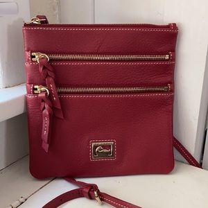 Dooney & Bourke Pebble Leather TripleZip Crossbody